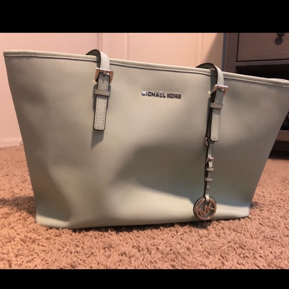 Michaels Kors Mint Green Tote